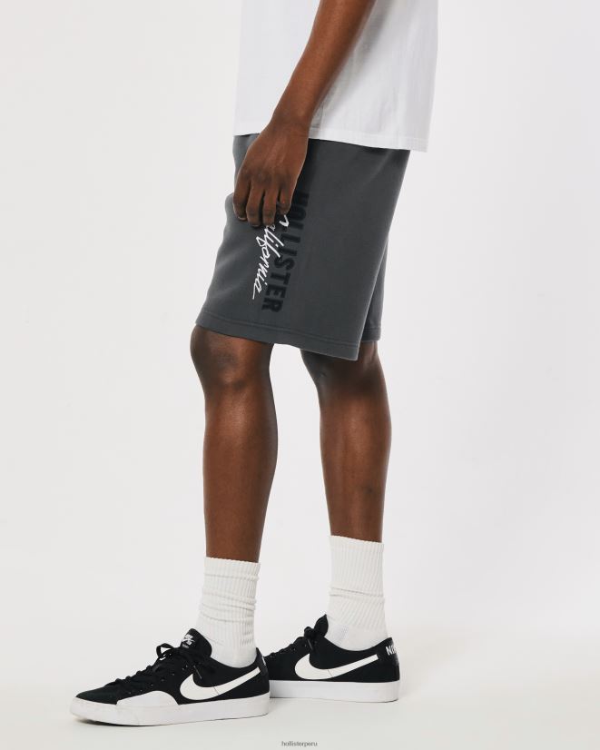 educación física Hollister Pack de 3 shorts de felpa con logo de 9\'\' multi 086N621405 hombres fondos