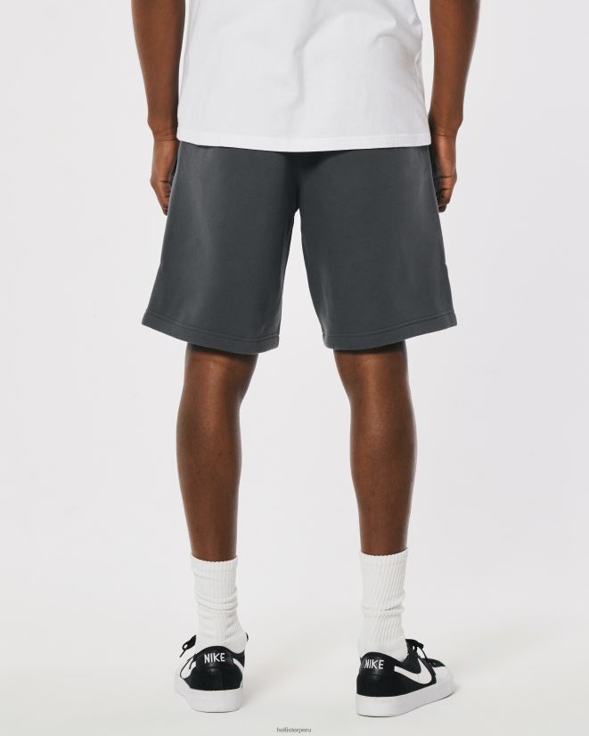 educación física Hollister Pack de 3 shorts de felpa con logo de 9\'\' multi 086N621405 hombres fondos