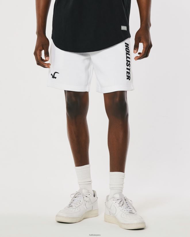 educación física Hollister Pack de 3 shorts de polar con gráfico de logo de 7\'\' multi 086N621406 hombres fondos