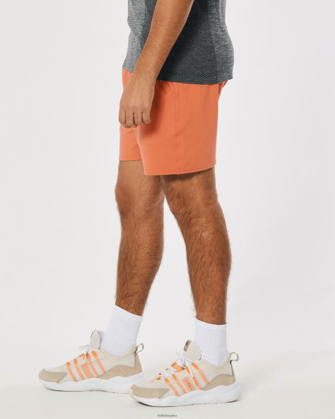 educación física Hollister pantalones cortos de recarga activa gilly hicks 7\'\' naranja 086N621321 hombres fondos