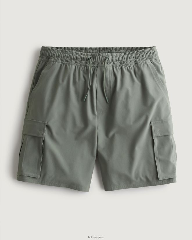 educación física Hollister shorts cargo sin forro gilly hicks active 7'' sabio 086N621352 hombres fondos