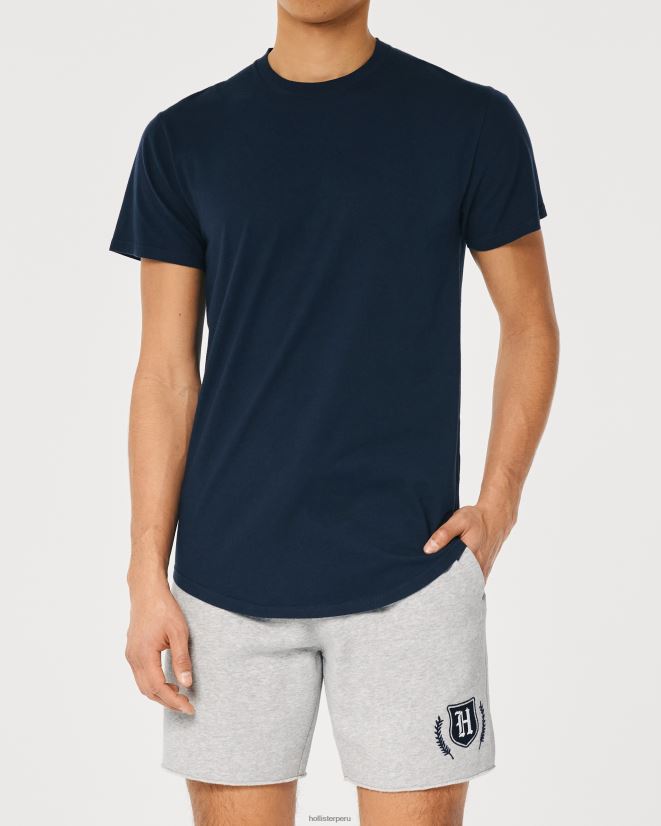 educación física Hollister shorts de polar con gráfico universitario de 7\'\' cuero gris 086N621335 hombres fondos