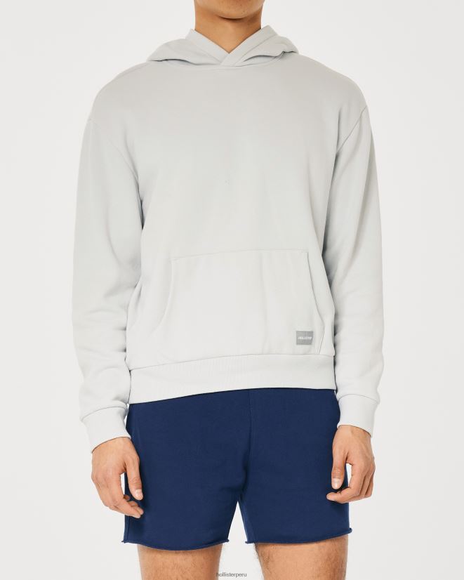 educación física Hollister shorts de rizo con logo de 5\'\' azul oscuro 086N621185 hombres fondos