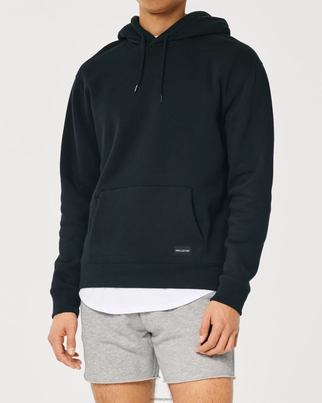 educación física Hollister shorts de rizo con logo de 5\'\' cuero gris 086N621140 hombres fondos