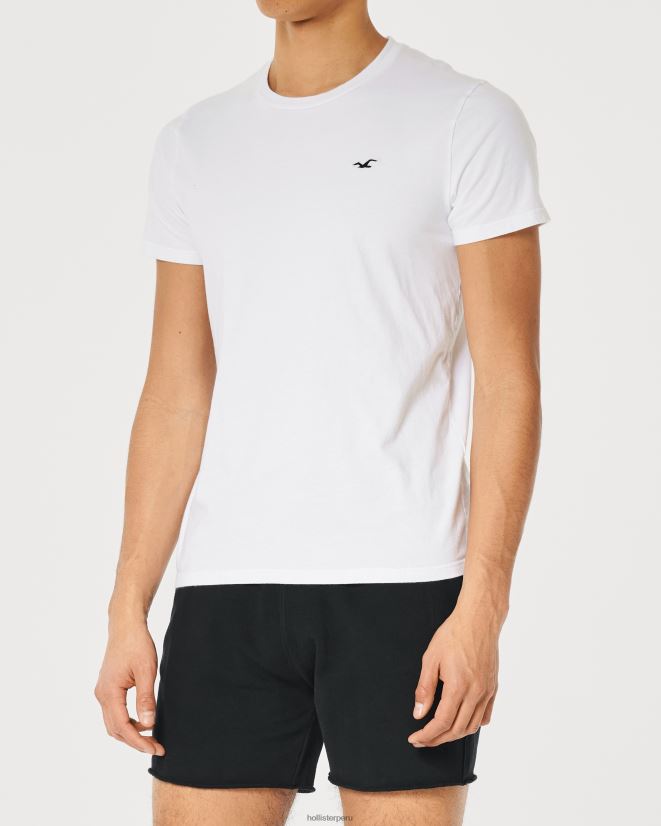 educación física Hollister shorts de rizo con logo de 5\'\' negro 086N621135 hombres fondos