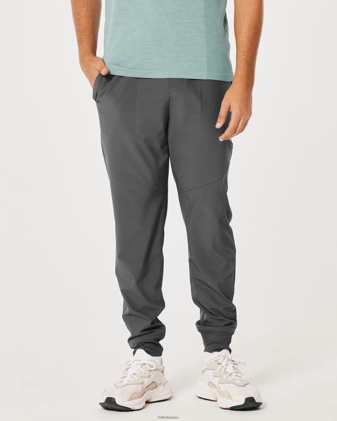 educación física Hollister joggers activos gilly hicks gris oscuro 086N621238 hombres fondos