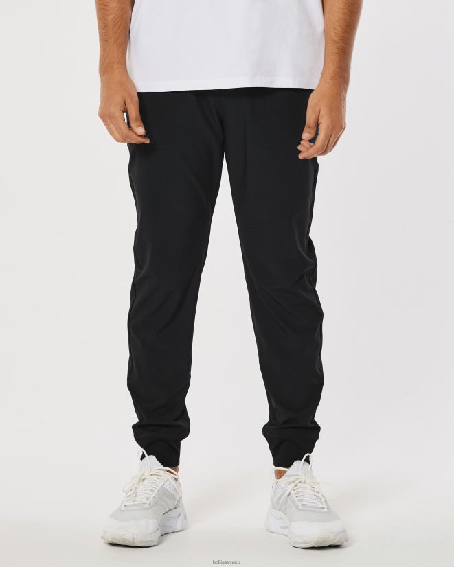 educación física Hollister joggers activos gilly hicks negro 086N621385 hombres fondos