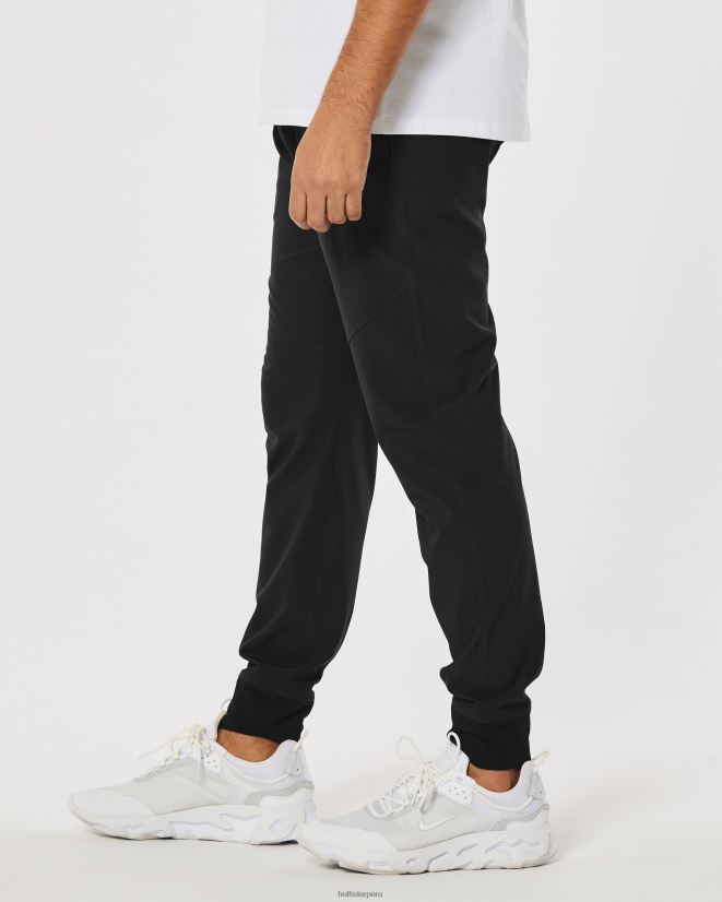 educación física Hollister joggers activos gilly hicks negro 086N621385 hombres fondos