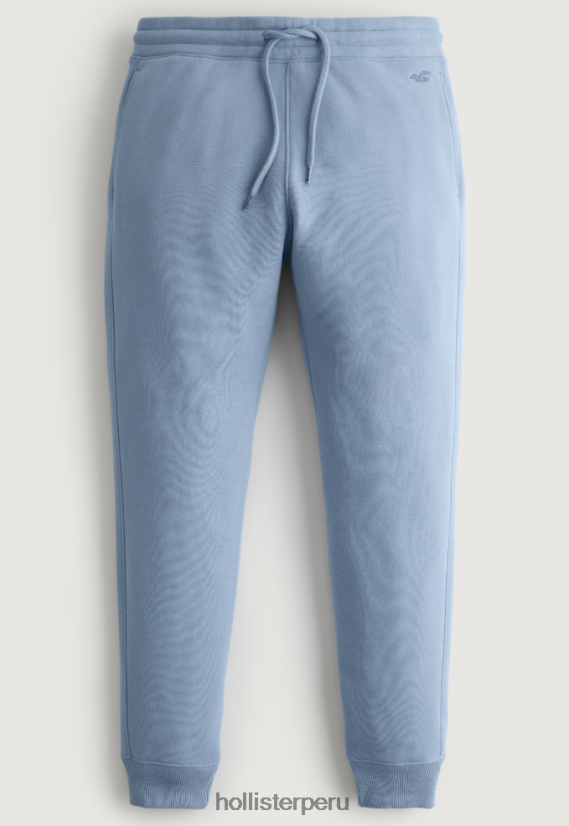 educación física Hollister joggers de felpa Feel Good azul claro 086N621386 hombres fondos