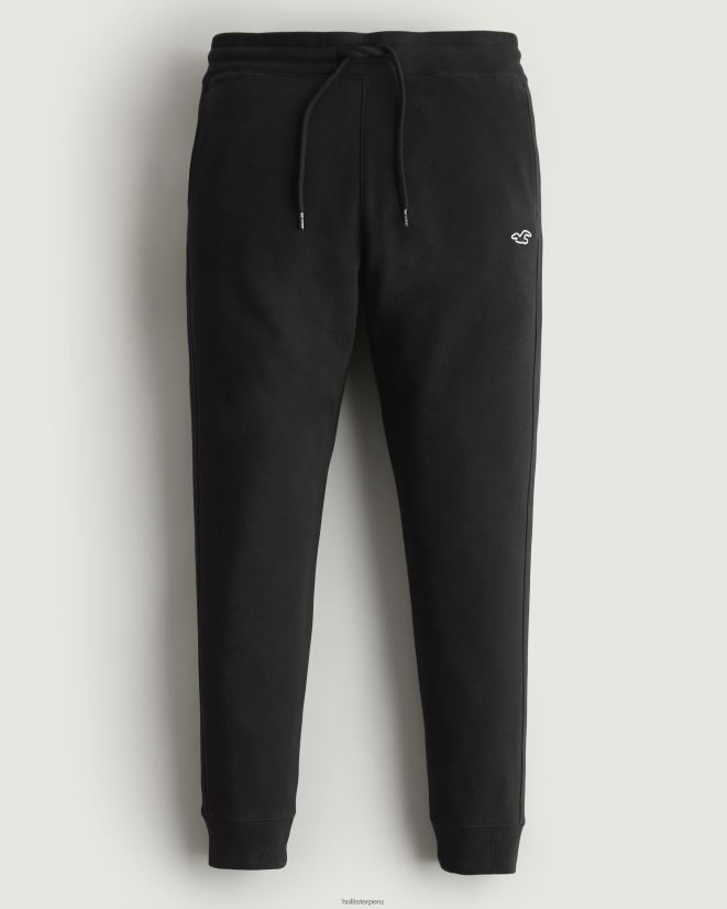 educación física Hollister pantalones de chándal Feel Good Fleece Logo Icon negro 086N621181 hombres fondos