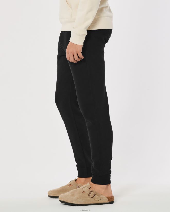 educación física Hollister pantalones de chándal Feel Good Fleece Logo Icon negro 086N621181 hombres fondos