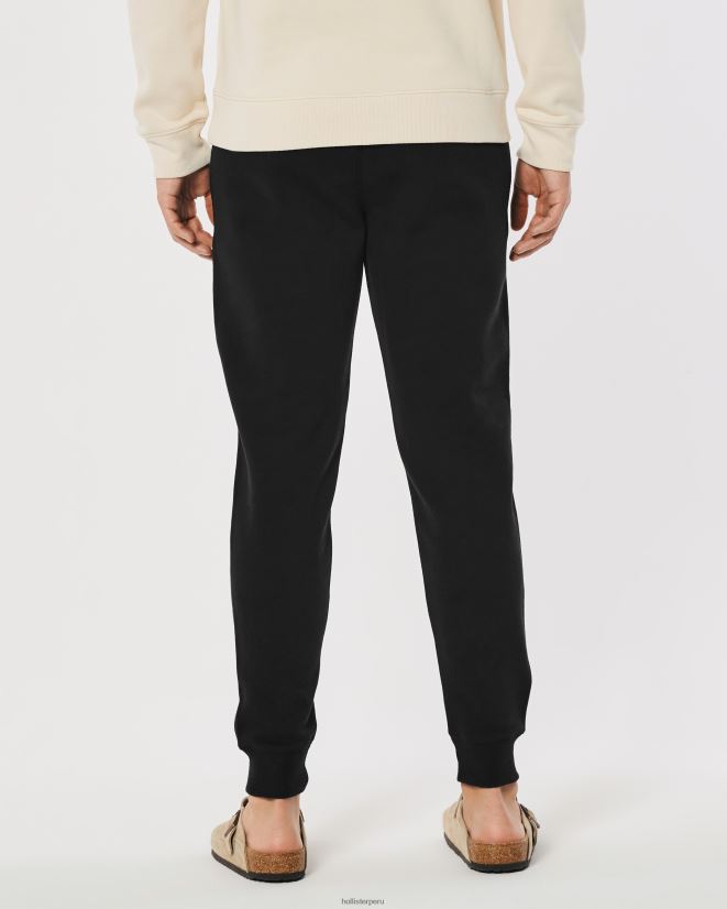 educación física Hollister pantalones de chándal Feel Good Fleece Logo Icon negro 086N621181 hombres fondos