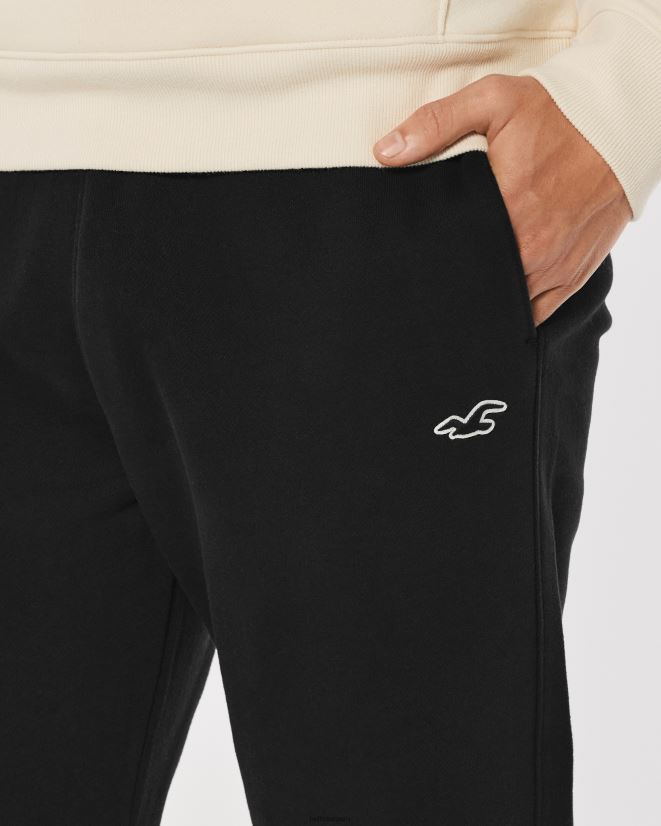 educación física Hollister pantalones de chándal Feel Good Fleece Logo Icon negro 086N621181 hombres fondos