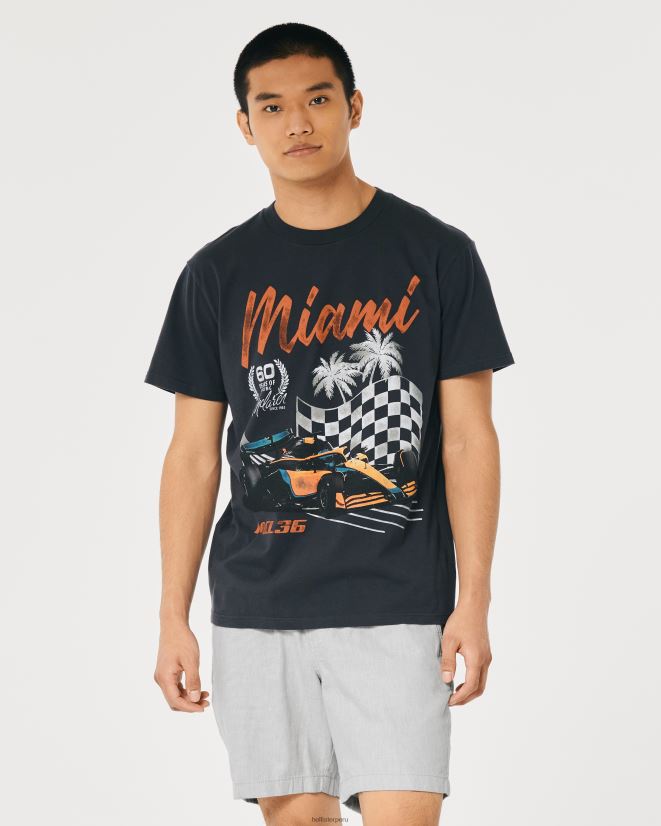 educación física Hollister shorts jogger de mezcla de lino 7\'\' gris claro 086N621106 hombres fondos