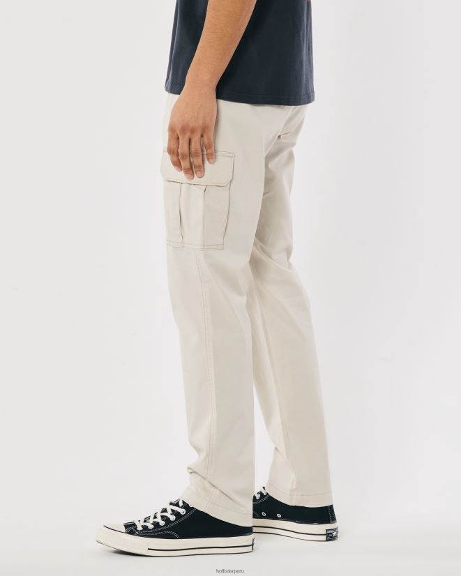 educación física Hollister pantalones cargo ajustados piedra 086N621305 hombres fondos