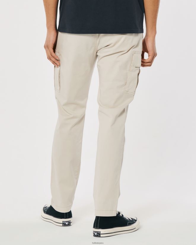 educación física Hollister pantalones cargo ajustados piedra 086N621305 hombres fondos