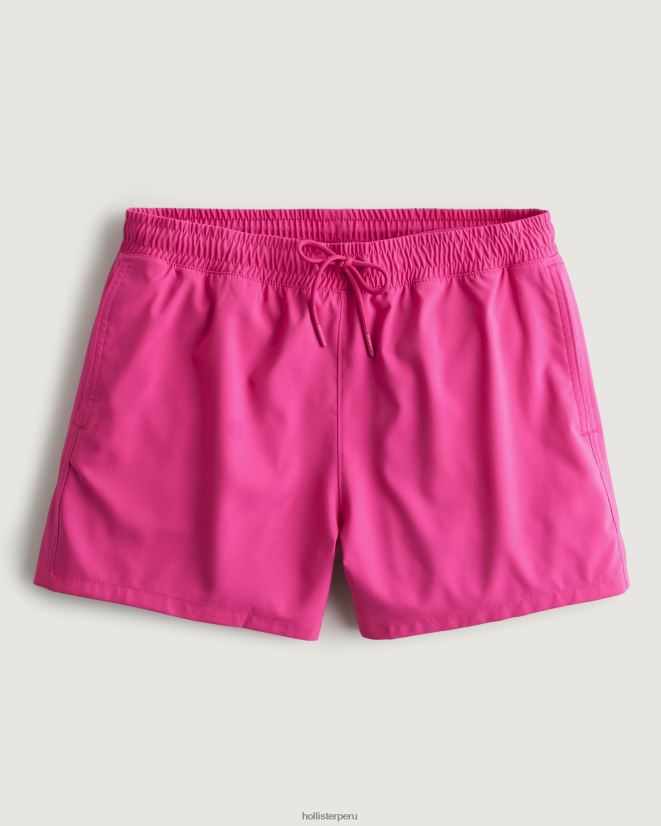 educación física Hollister bañador gilly hicks 5'' Rosa oscuro 086N621397 hombres fondos