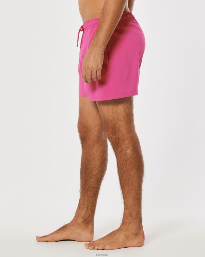 educación física Hollister bañador gilly hicks 5\'\' Rosa oscuro 086N621397 hombres fondos