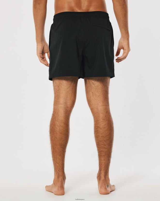 educación física Hollister bañador gilly hicks 5\'\' negro 086N621401 hombres fondos