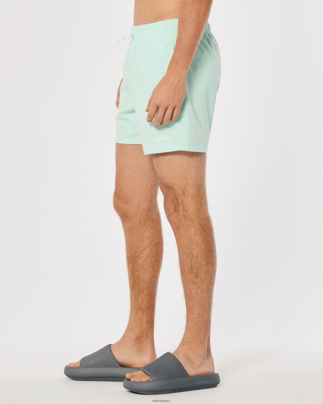 educación física Hollister traje de baño de guardia 5\'\' menta 086N621112 hombres fondos