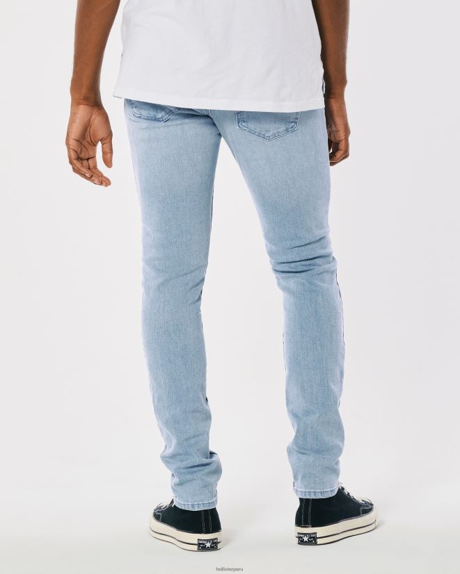 educación física Hollister vaqueros ajustados luz 086N621199 hombres fondos