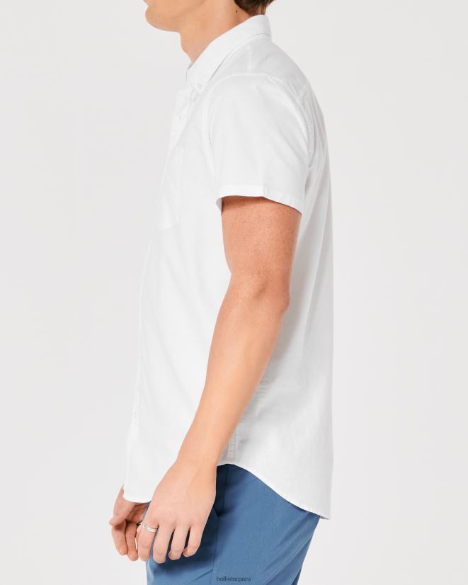 educación física Hollister paquete de 2 camisas oxford de manga corta multi 086N62913 hombres tapas