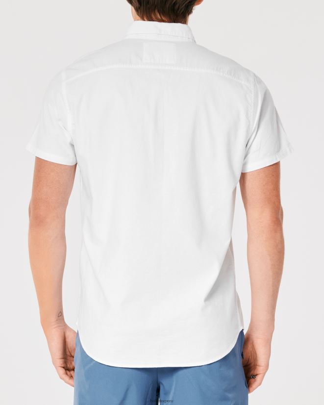 educación física Hollister paquete de 2 camisas oxford de manga corta multi 086N62913 hombres tapas