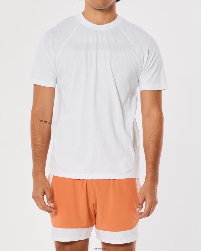 educación física Hollister camiseta activa sin costuras gilly hicks active negro 086N62968 hombres tapas