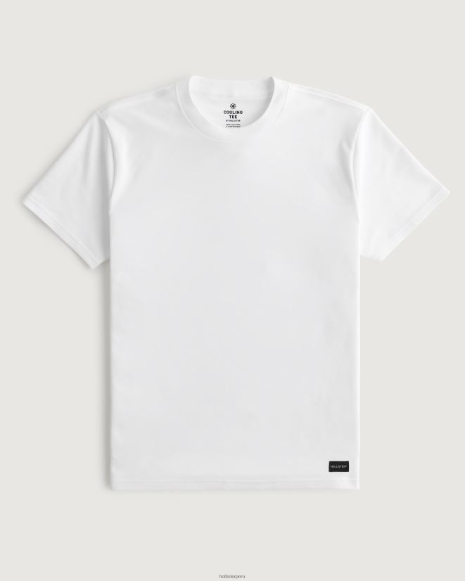 educación física Hollister camiseta refrescante relajada gris oscuro 086N62838 hombres tapas