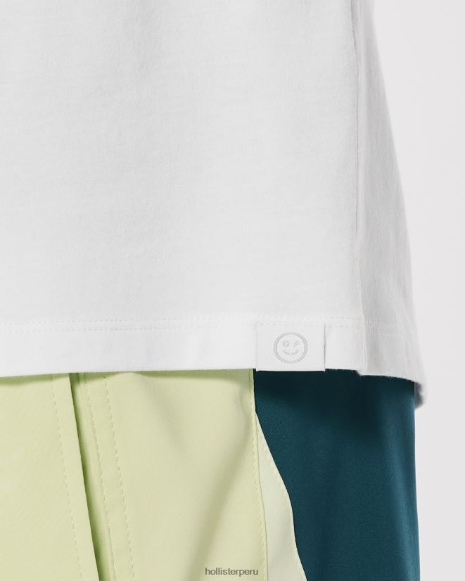 educación física Hollister camiseta sin mangas gilly hicks active essentials blanco 086N621065 hombres tapas