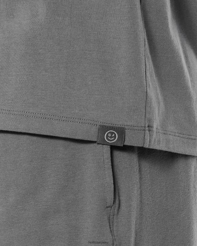 educación física Hollister camiseta sin mangas gilly hicks active essentials gris oscuro 086N62976 hombres tapas