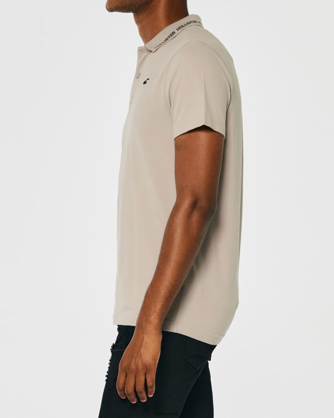 educación física Hollister polo con logo en la punta broncearse 086N621072 hombres tapas