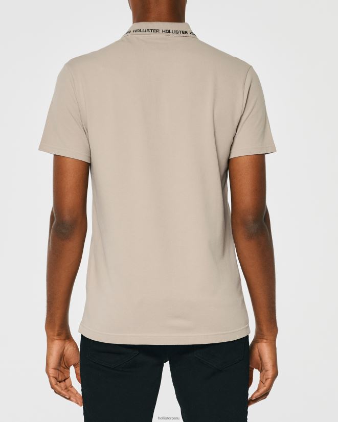 educación física Hollister polo con logo en la punta broncearse 086N621072 hombres tapas