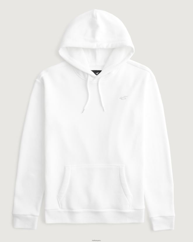 educación física Hollister icono de sudadera con capucha blanco con icono 086N621016 hombres tapas