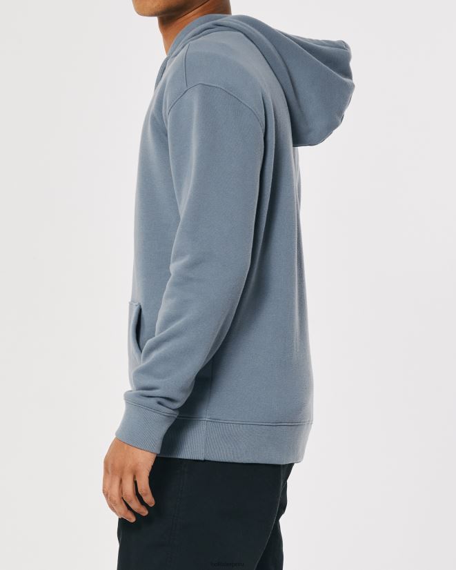 educación física Hollister sudadera con capucha pizarra 086N621066 hombres tapas