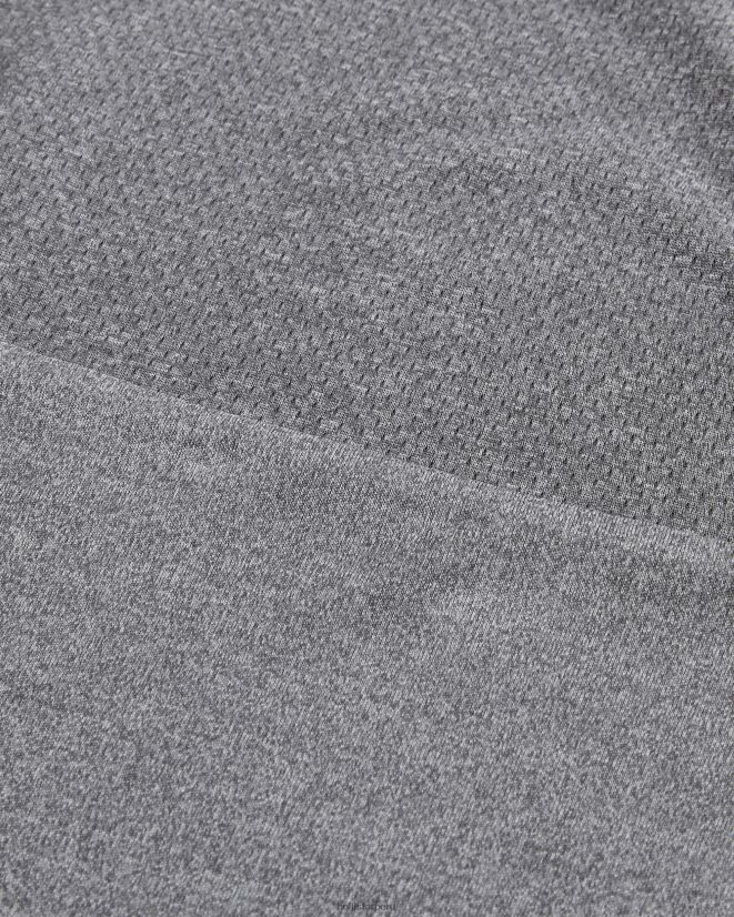 educación física Hollister Gilly Hicks Active tejido ligero con un cuarto de cremallera cuero gris 086N621045 hombres tapas