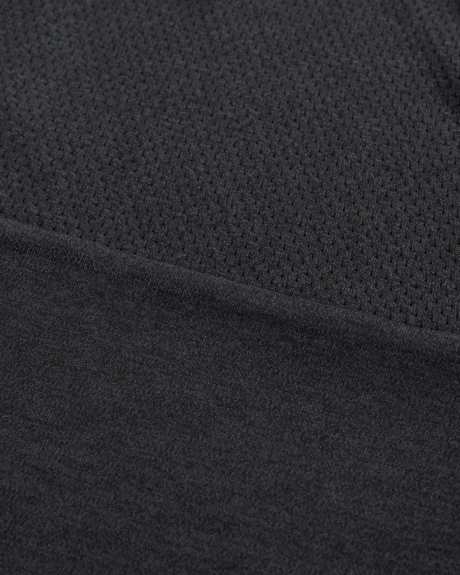 educación física Hollister Gilly Hicks Active tejido ligero con un cuarto de cremallera negro 086N621046 hombres tapas