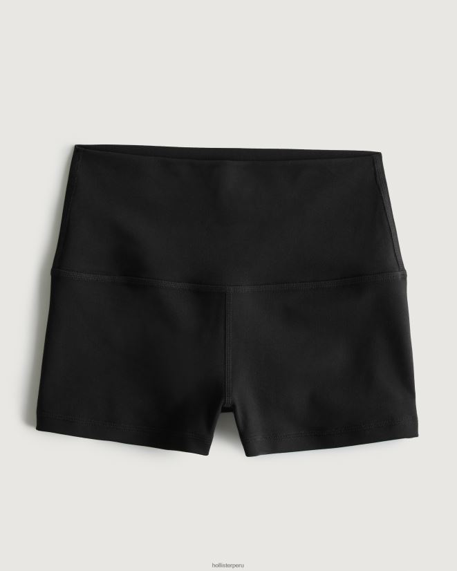 educación física Hollister braguitas gilly hicks active recharge de talle alto de 2'' negro 086N62668 mujer fondos