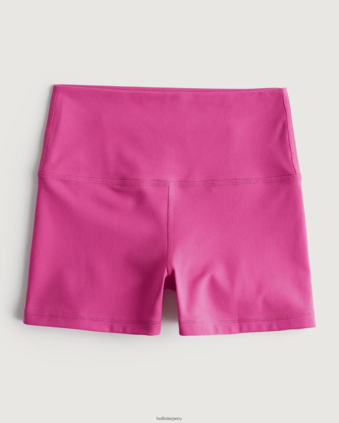 educación física Hollister gilly hicks active recharge high-rise shortie 3'' Rosa oscuro 086N62622 mujer fondos