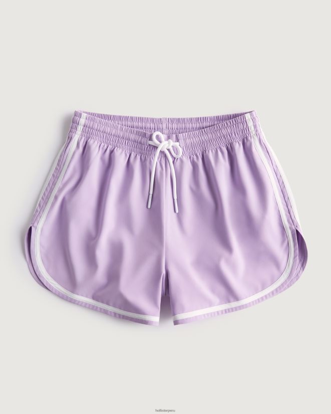 educación física Hollister pantalones cortos activos gilly hicks 3'' lavanda 086N62768 mujer fondos