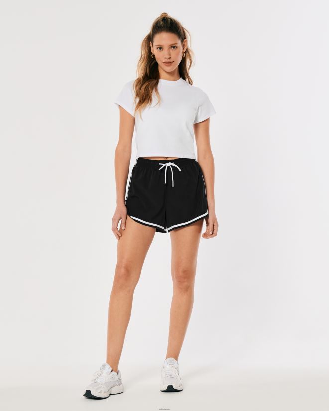 educación física Hollister pantalones cortos activos gilly hicks 3\'\' negro 086N62644 mujer fondos