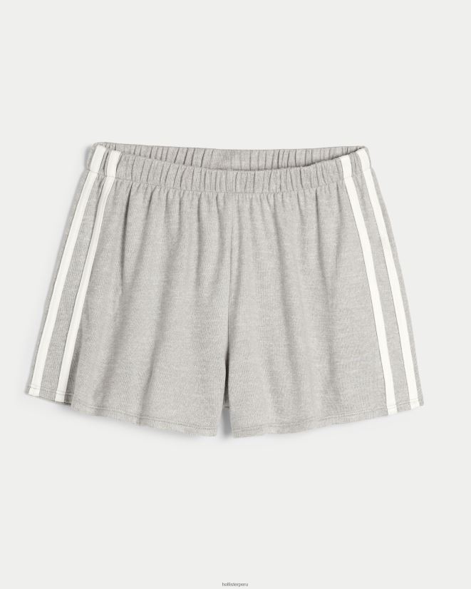educación física Hollister pantalones cortos calentitos gilly hicks gris jaspeado claro 086N62731 mujer fondos