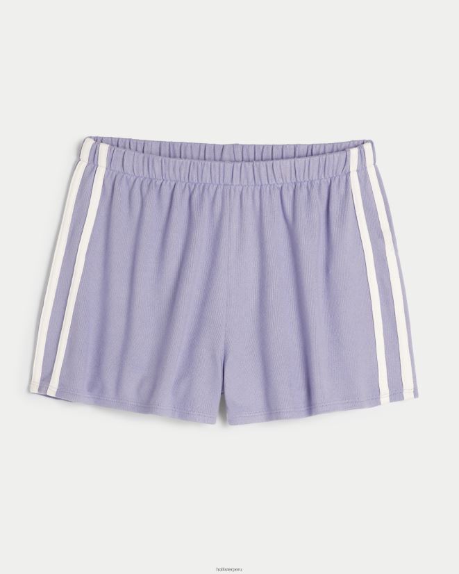 educación física Hollister pantalones cortos calentitos gilly hicks morado claro 086N62696 mujer fondos