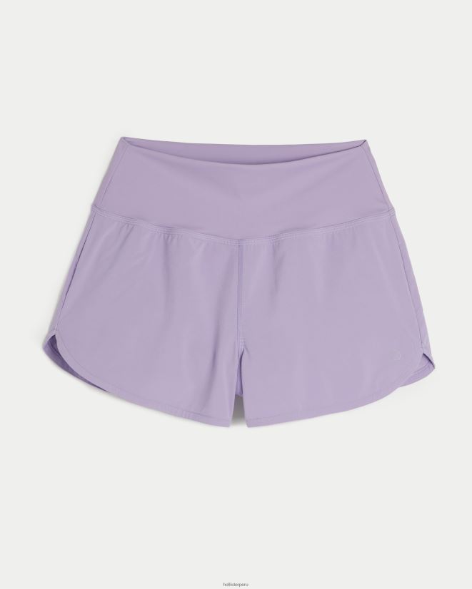 educación física Hollister pantalones cortos de running activos gilly hicks morado claro 086N62658 mujer fondos
