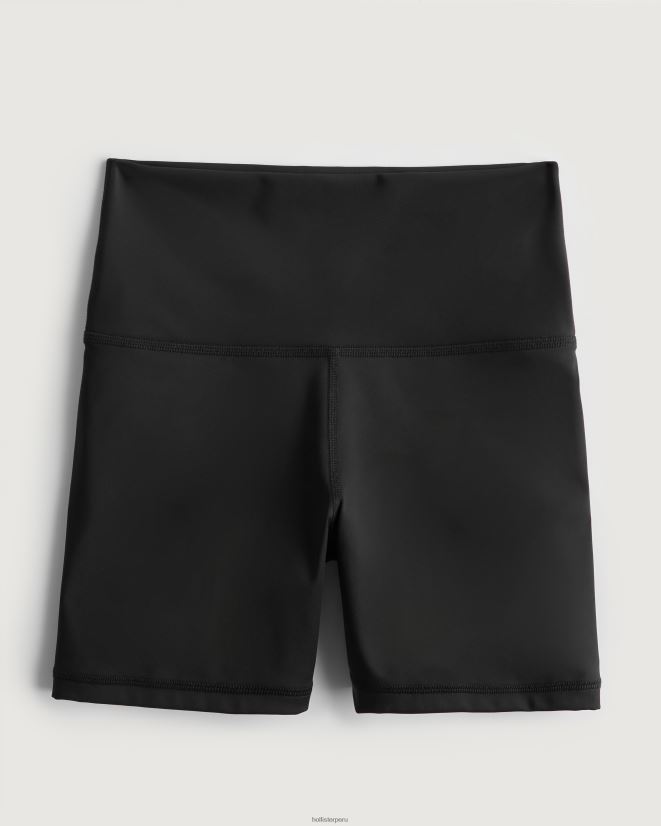 educación física Hollister shorts ciclistas de tiro alto gilly hicks active energize 5'' negro 086N62527 mujer fondos