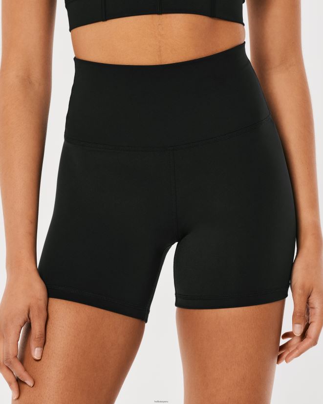 educación física Hollister shorts ciclistas de tiro alto gilly hicks active energize 5\'\' negro 086N62527 mujer fondos