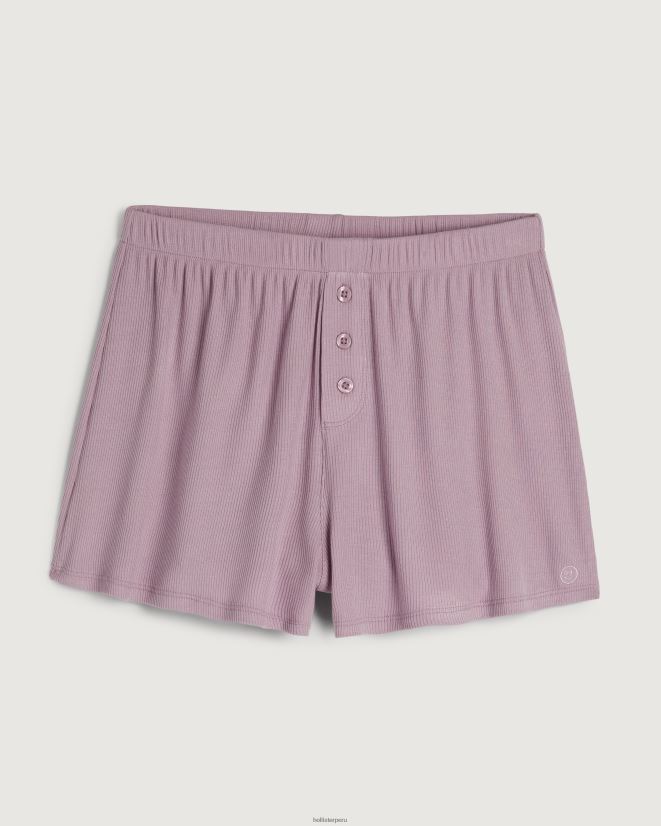 educación física Hollister shorts de dormir de canalé gilly hicks Rosa claro 086N62783 mujer fondos