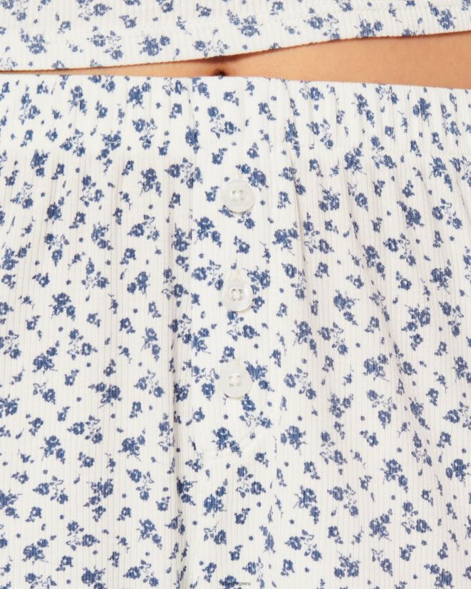 educación física Hollister shorts de dormir de canalé gilly hicks flores blancas 086N62780 mujer fondos