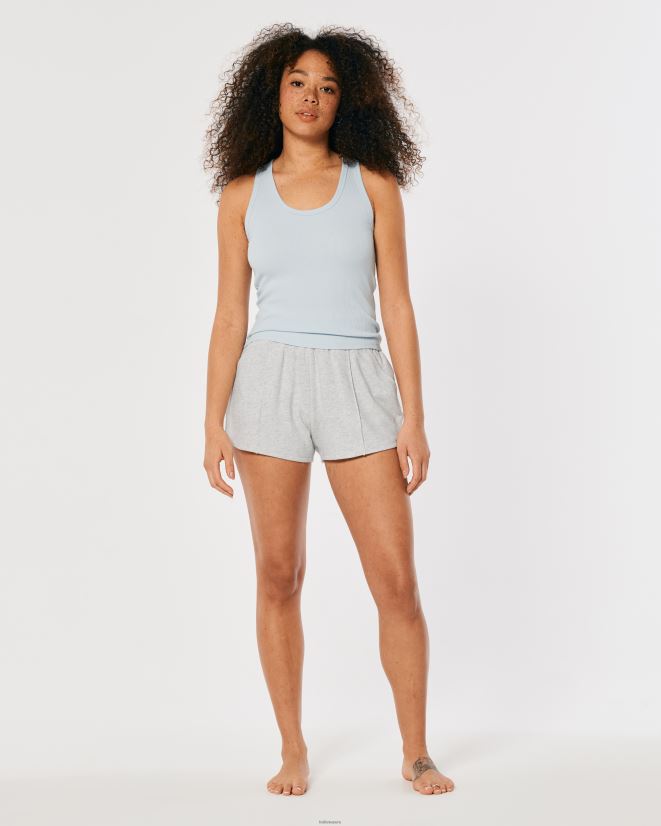 educación física Hollister shorts de polar de tiro superalto gilly hicks active essentials gris jaspeado claro 086N62698 mujer fondos