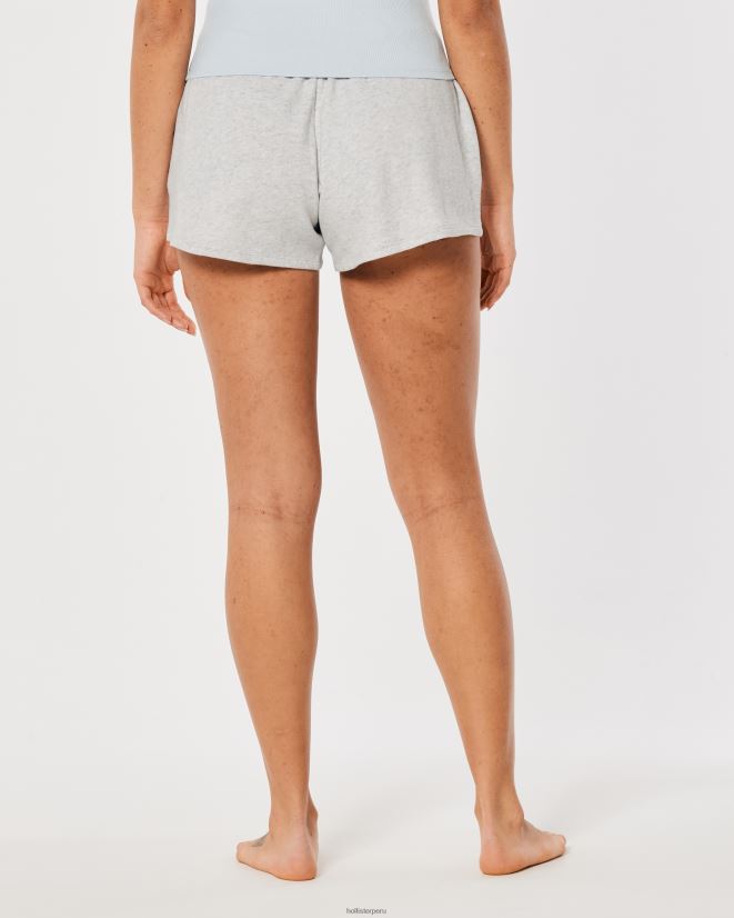 educación física Hollister shorts de polar de tiro superalto gilly hicks active essentials gris jaspeado claro 086N62698 mujer fondos